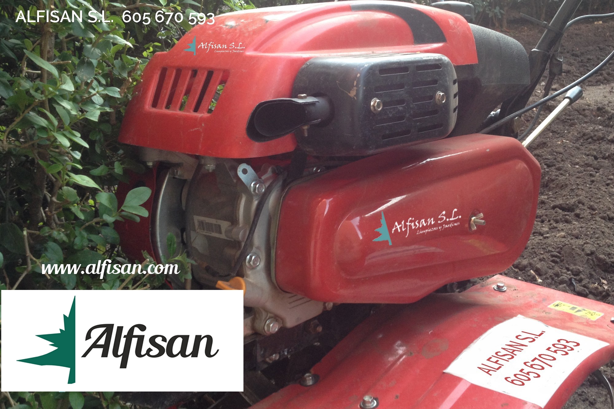 Entrecavado con motoazada