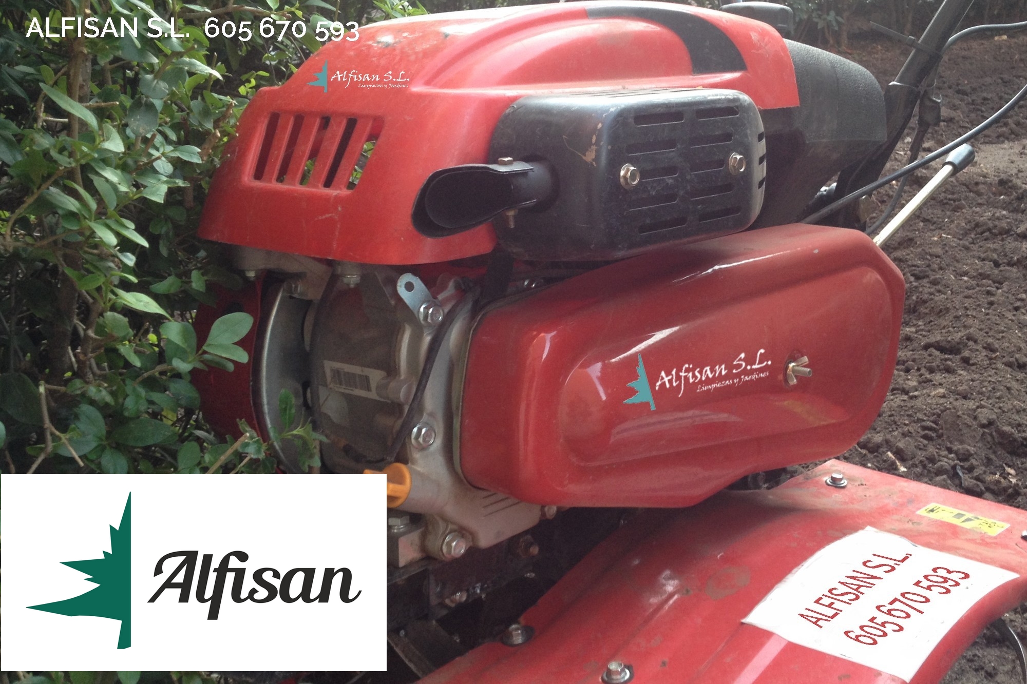 Entrecavado con motoazada