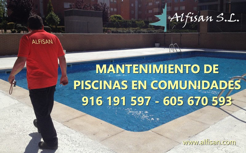 Mantenimiento de piscinas de comunidades