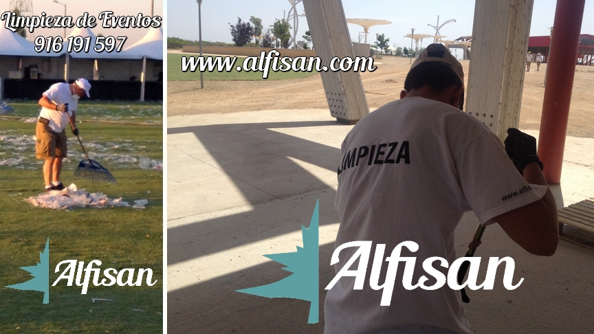 Limpieza de eventos Madrid