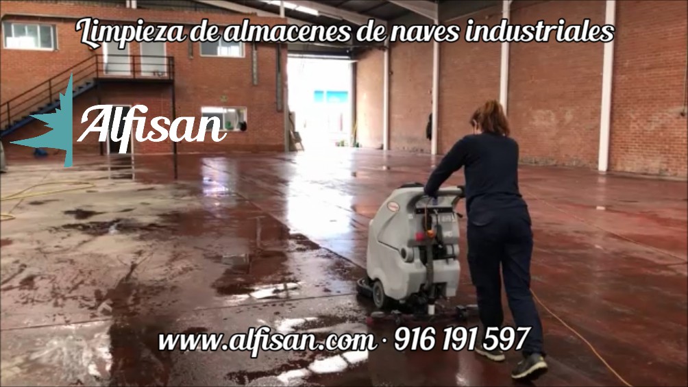 Limpieza de nave industrial inundacion Santander
