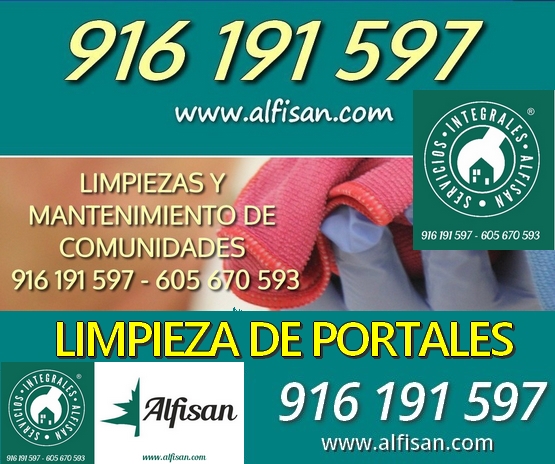 Limpieza de portales Alcorcón
