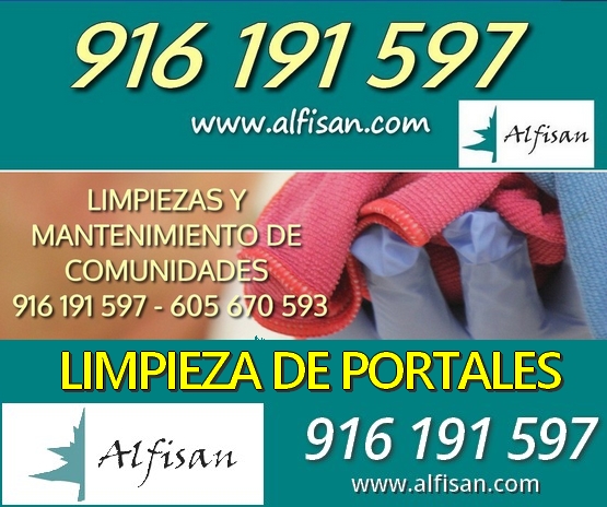 Limpieza de portales Madrid