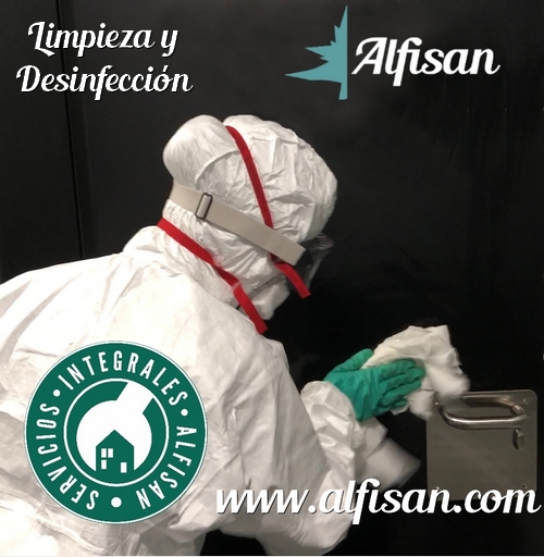 Desinfeccion puertas, picaportes y pomos en oficinas Madrid