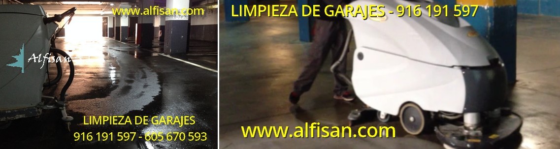 Limpieza de garajes en Alcorcón por ALFISAN