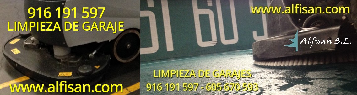Limpieza de garajes en Coslada por ALFISAN