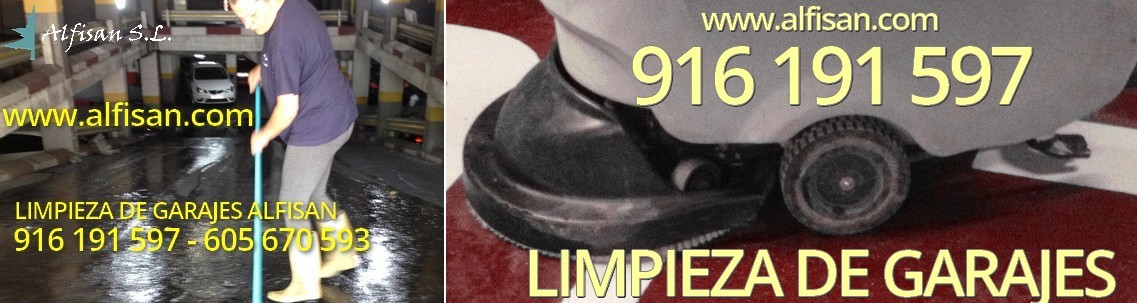 Limpieza de garajes en Móstoles por ALFISAN