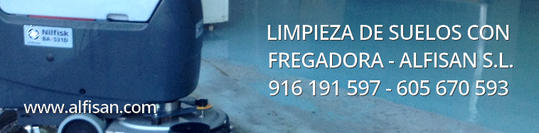 Fregadoras industriales para tratamientos de suelos Madrid