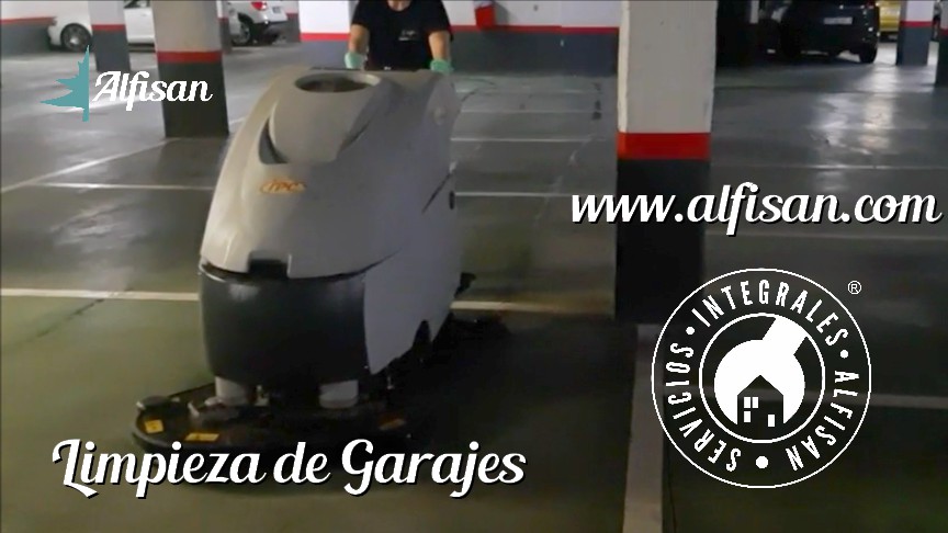 Limpiezas de garajes con fregadora en Cuenca