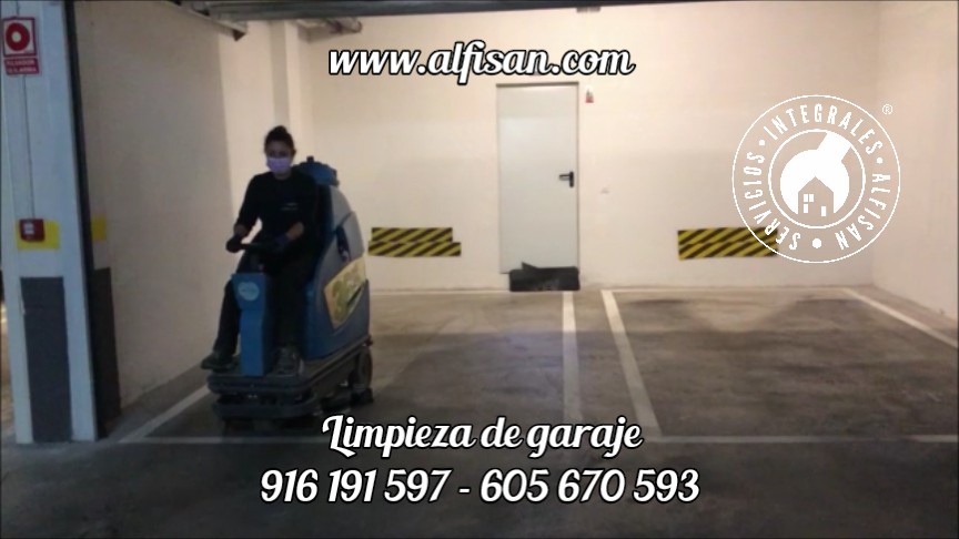 Limpiezas de garajes con fregadora en Cuenca